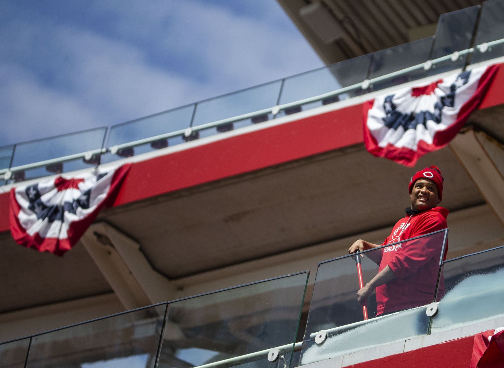 Cardinals hold a team workout ahead of opening day
